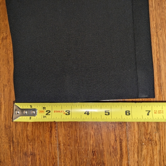 Talbots Signature Dress Pants Womens Size 16 Black Stretch Business Slacks Zip - Picture 11 of 13